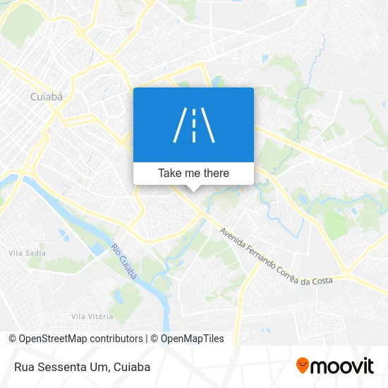 Rua Sessenta Um map