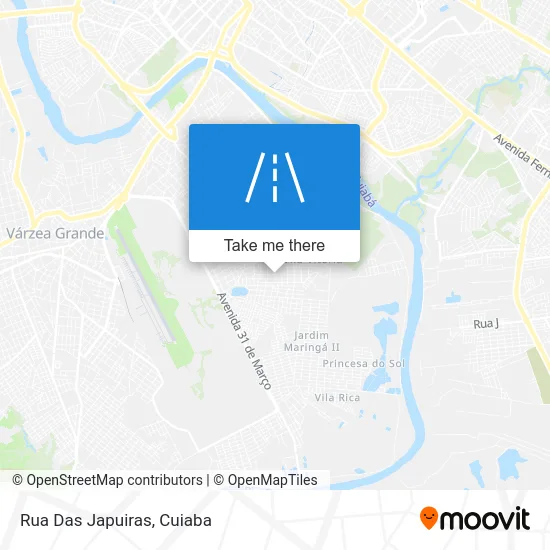 Rua Das Japuiras map