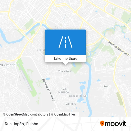 Rua Japão map