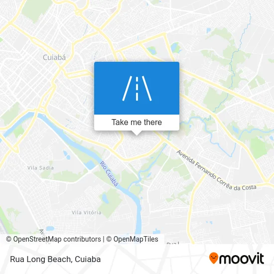 Rua Long Beach map