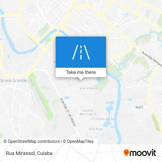 Rua Mirassol map