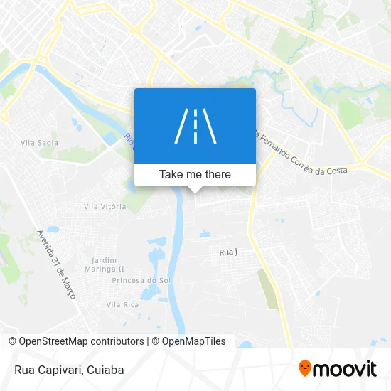 Rua Capivari map