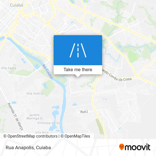 Rua Anapolis map