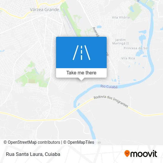 Rua Santa Laura map
