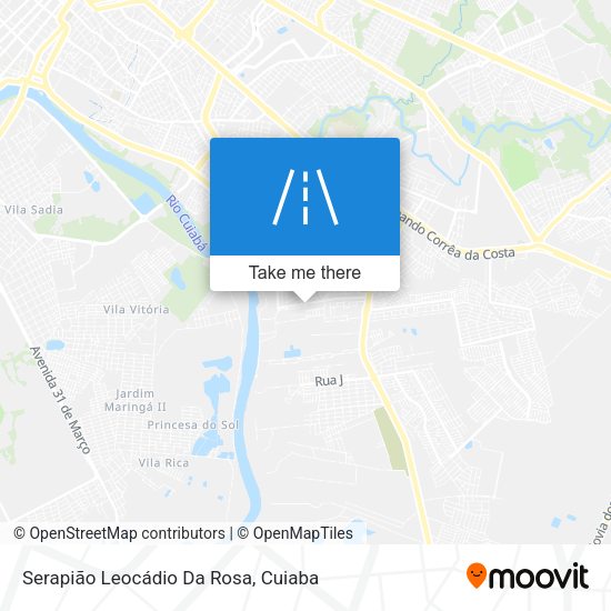 Serapião Leocádio Da Rosa map