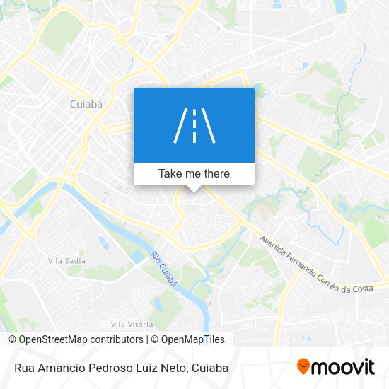 Rua Amancio Pedroso Luiz Neto map