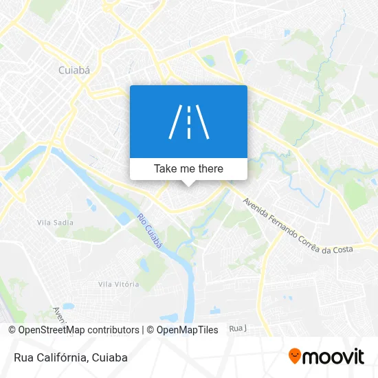 Rua Califórnia map