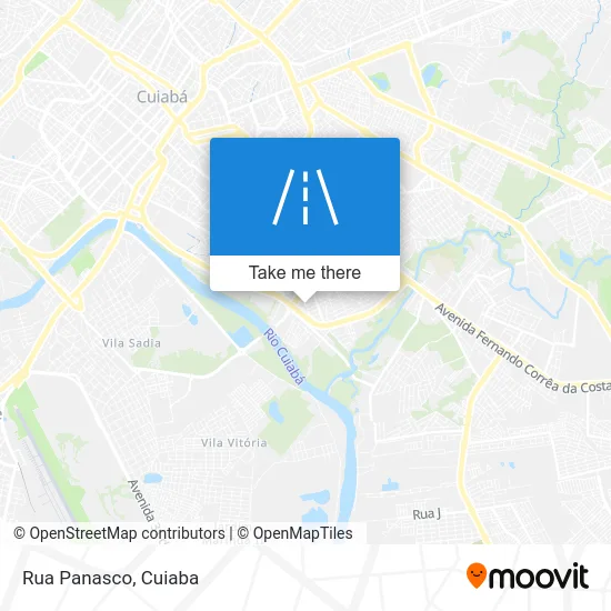 Rua Panasco map