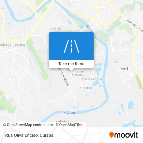 Rua Oliva Enciso map