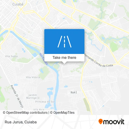 Rua Jurua map