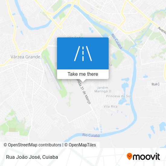 Rua João José map