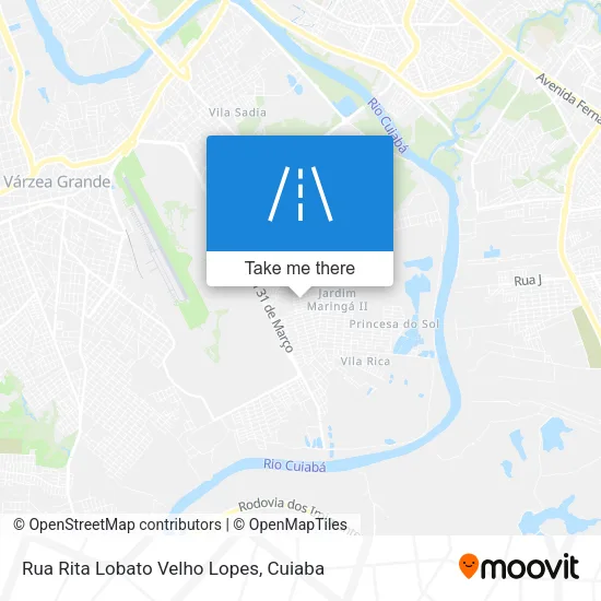 Rua Rita Lobato Velho Lopes map