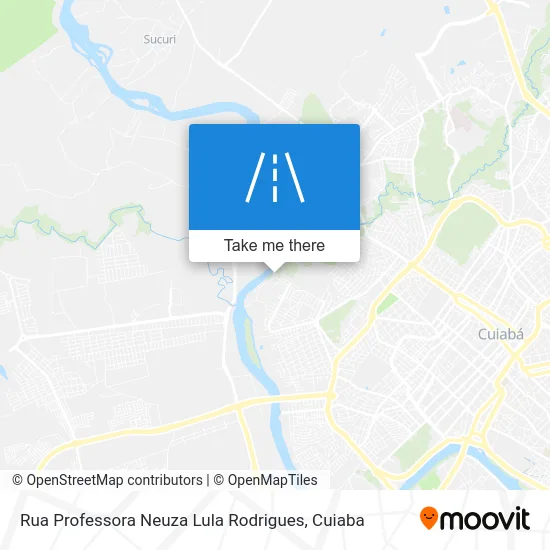 Rua Professora Neuza Lula Rodrigues map
