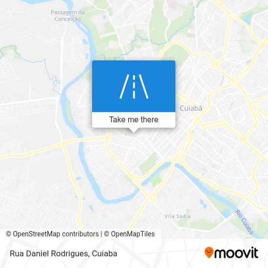 Rua Daniel Rodrigues map