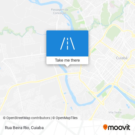 Rua Beira Rio map