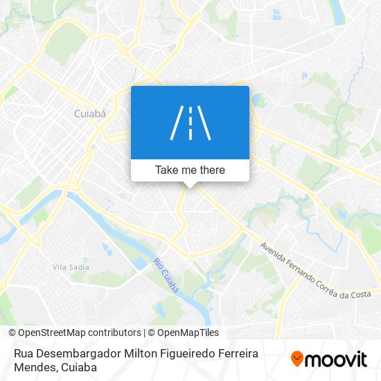 Rua Desembargador Milton Figueiredo Ferreira Mendes map