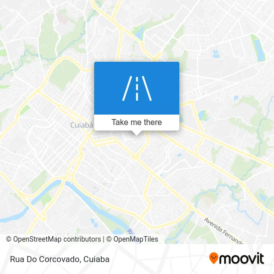 Rua Do Corcovado map