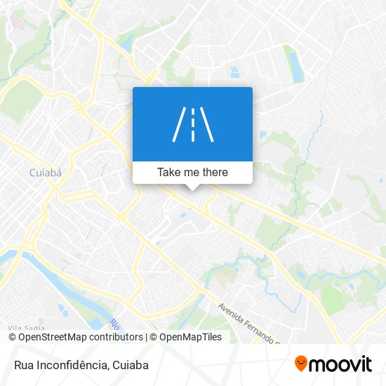 Mapa Rua Inconfidência