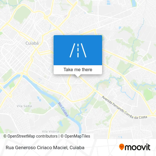 Rua Generoso Ciriaco Maciel map