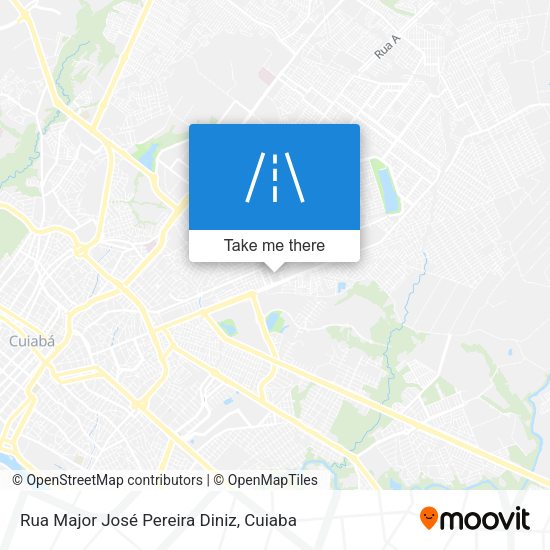 Rua Major José Pereira Diniz map