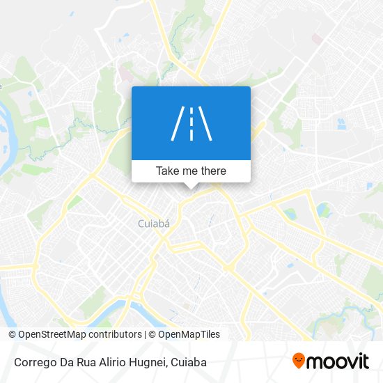 Corrego Da Rua Alirio Hugnei map