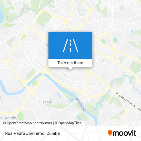 Rua Padre Jerônimo map