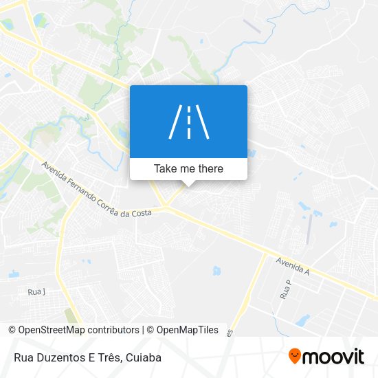 Rua Duzentos E Três map