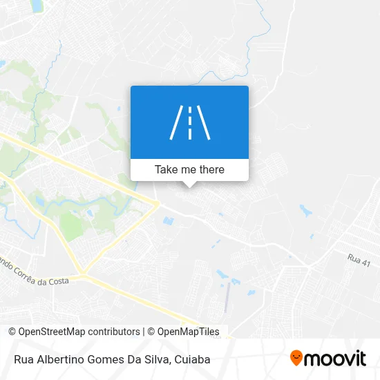 Rua Albertino Gomes Da Silva map