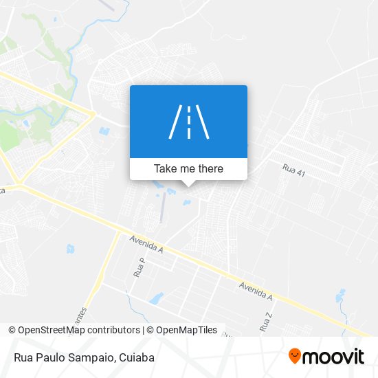 Mapa Rua Paulo Sampaio