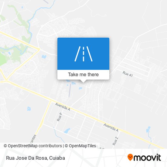 Mapa Rua Jose Da Rosa