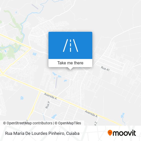 Mapa Rua Maria De Lourdes Pinheiro