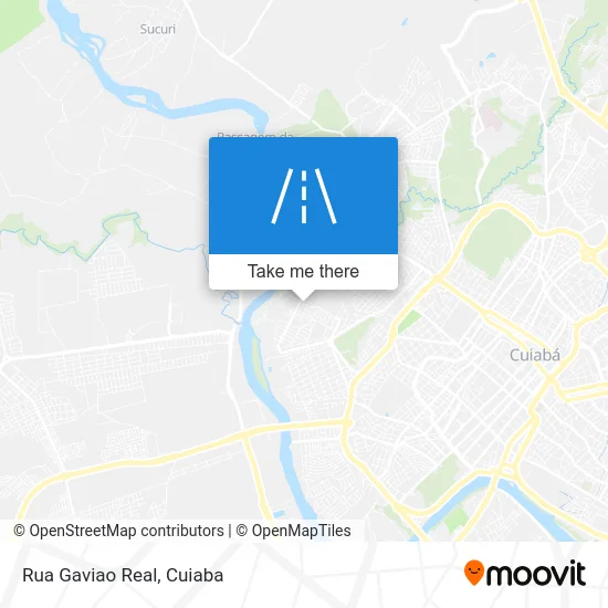 Rua Gaviao Real map