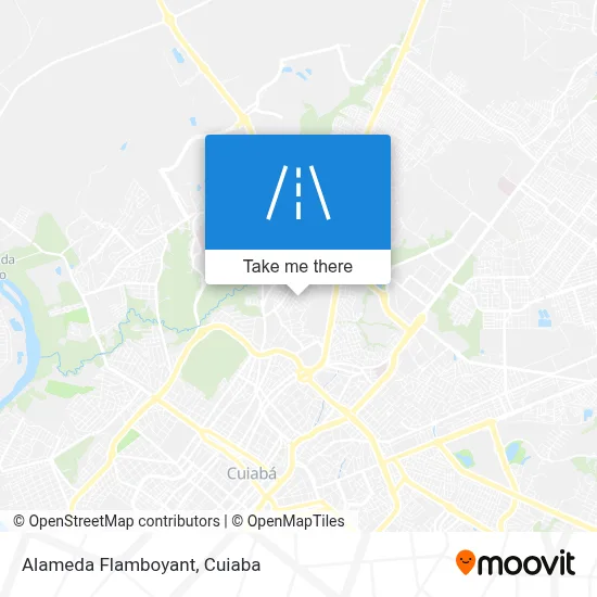 Alameda Flamboyant map