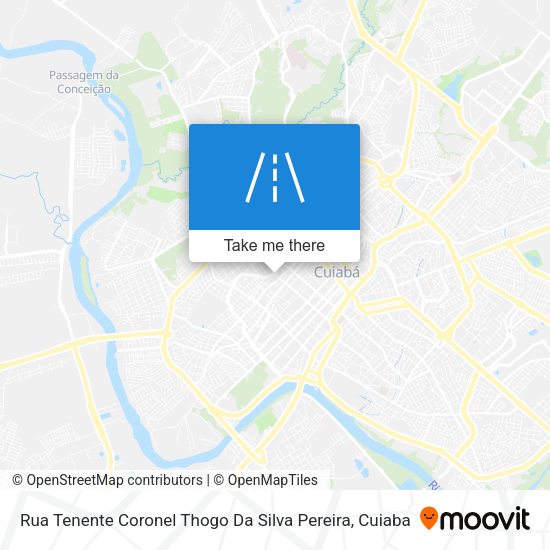 Rua Tenente Coronel Thogo Da Silva Pereira map