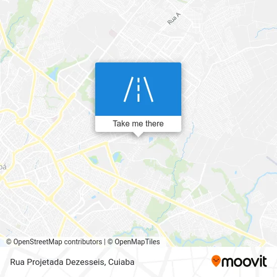 Rua Projetada Dezesseis map