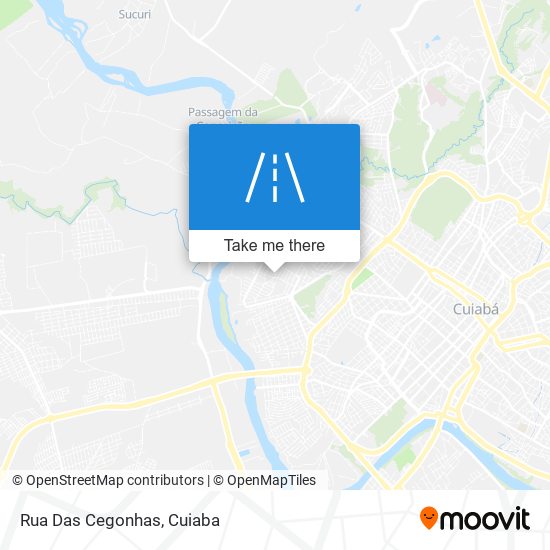 Mapa Rua Das Cegonhas