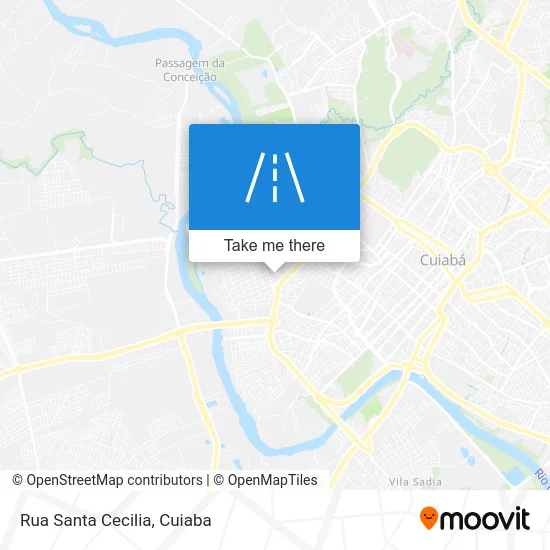 Rua Santa Cecilia map