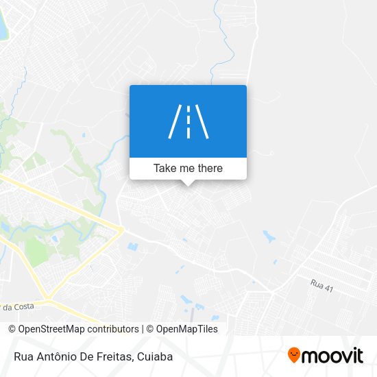 Rua Antônio De Freitas map