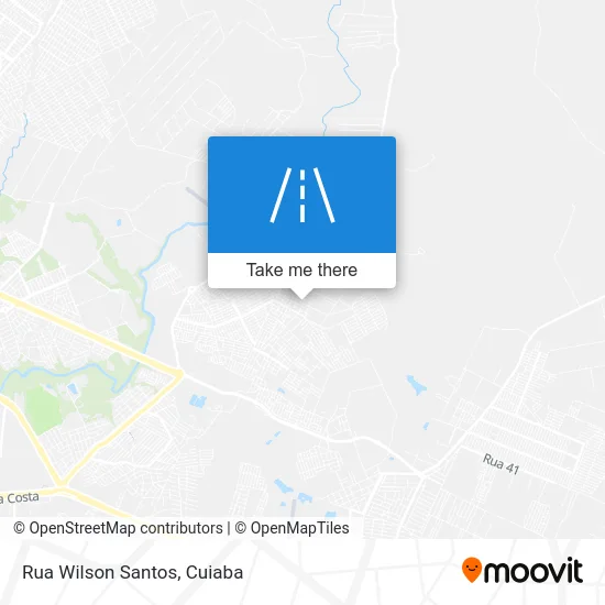 Rua Wilson Santos map
