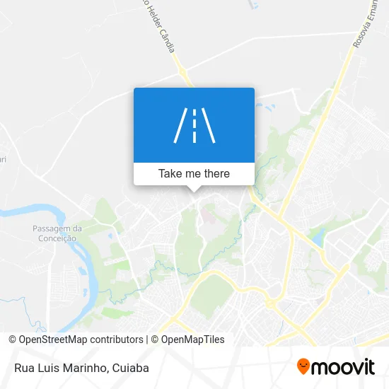 Rua Luis Marinho map
