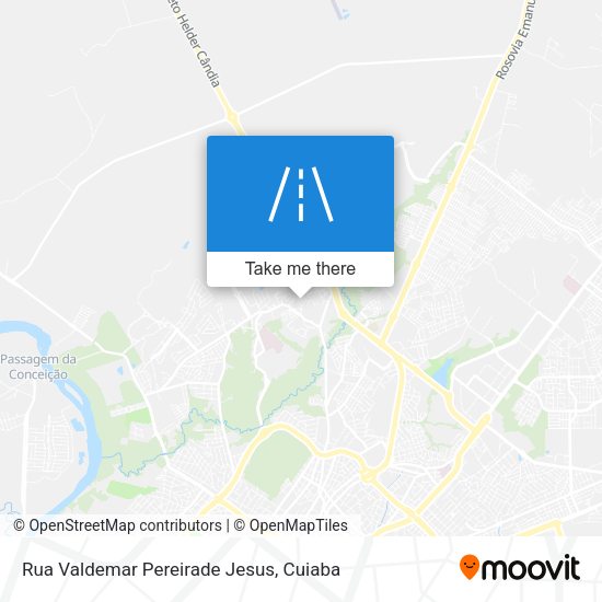 Rua Valdemar Pereirade Jesus map