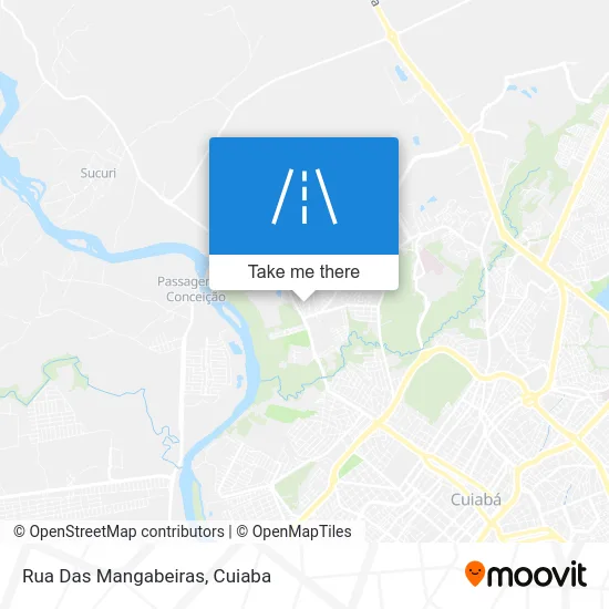 Rua Das Mangabeiras map