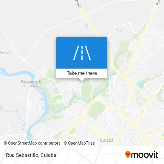 Rua Sebastião map