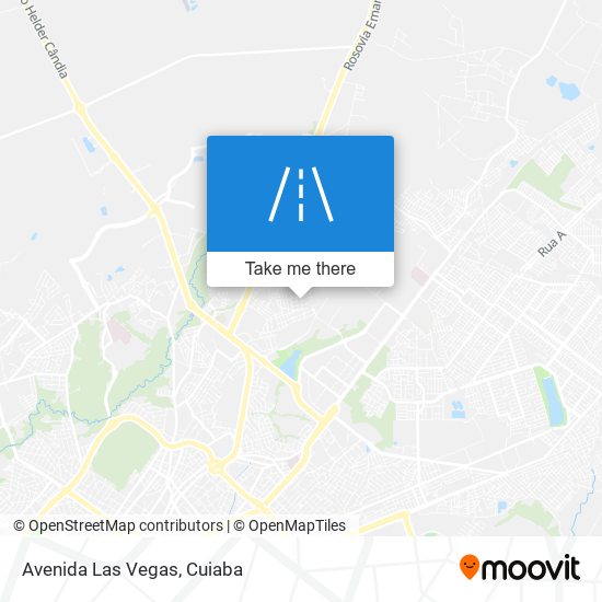 Mapa Avenida Las Vegas