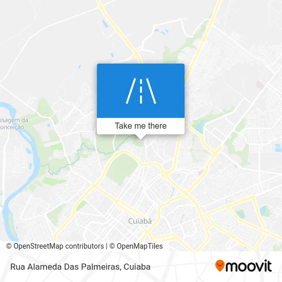 Rua Alameda Das Palmeiras map