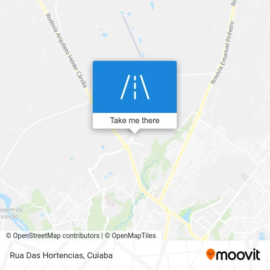 Rua Das Hortencias map