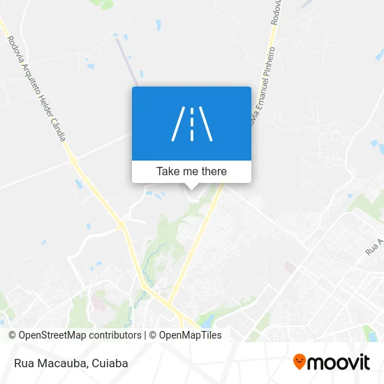 Rua Macauba map