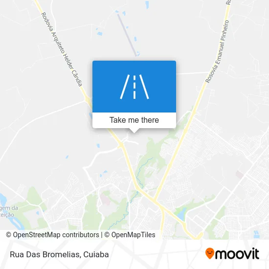 Rua Das Bromelias map