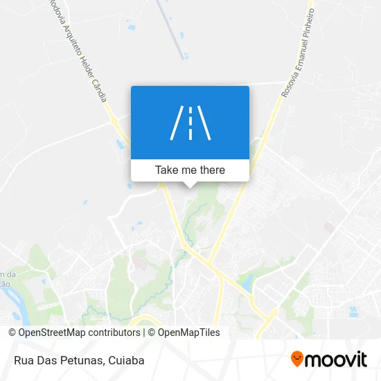 Rua Das Petunas map
