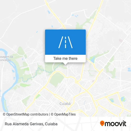 Rua Alameda Gerivas map